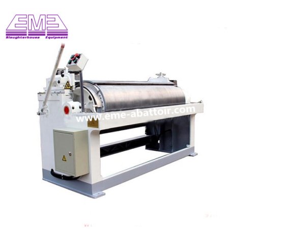 自動豚肉解体水平皮剥ぎ引き抜き機屠殺場設備