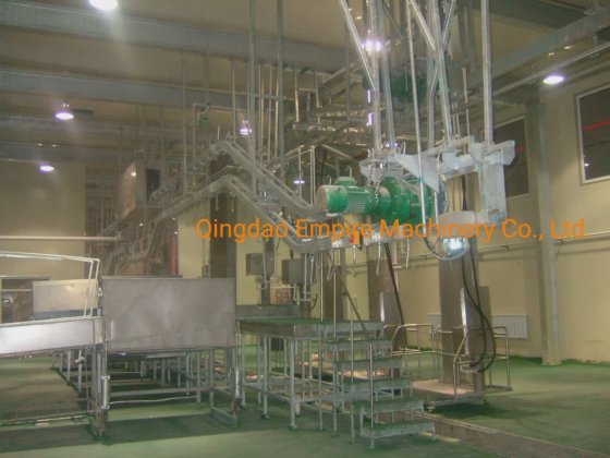 用于屠宰场的红色内脏输送机整套牛屠宰加工设备