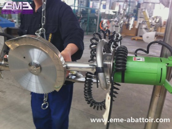 牛屠宰场用四分之一胴体圆盘锯屠宰设备 肉类屠宰机