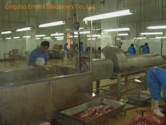 豚屠殺機用の蹄脱毛機、屠殺場設備用