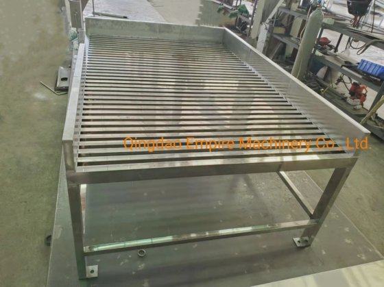 304s 羊、アルパカ、ヤギの屠殺場用ステンレス鋼製集めと殺戮のローラー台機械