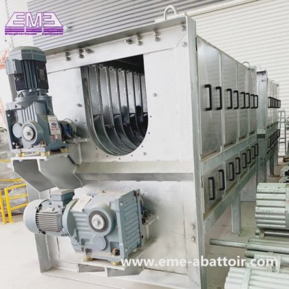 猪胴体螺旋式脱毛机 屠宰场设备