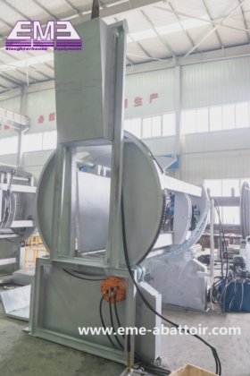 用于屠宰场的电动活牛清真屠宰箱屠宰机