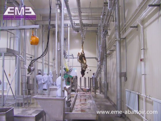エメターンキープロジェクト牛肉処理工場用ハラール殺戮処理屠殺機器