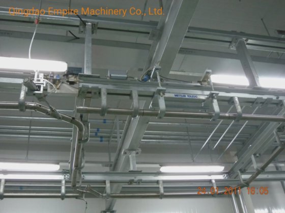 牲畜屠宰场轨道称重系统 用于肉类加工机械的牛屠宰设备