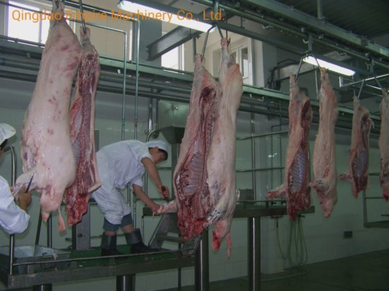 用于肉类加工生产线的胴体清洗平台猪绊倒屠宰机