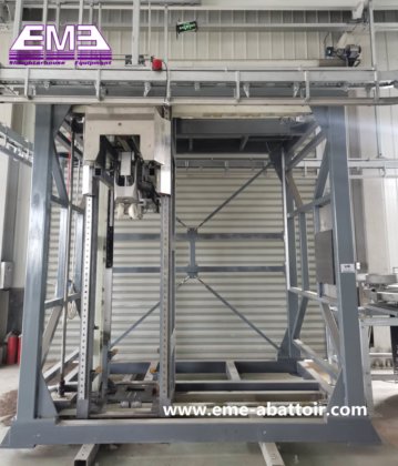 高效猪用全自动胴体分割锯屠宰机