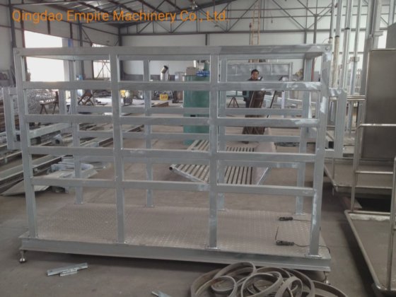 用于肉类加工机械的活牛体重秤屠宰设备