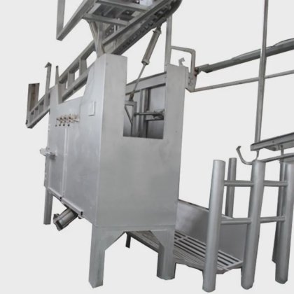 生きた牛のスタンニング機械 牛の屠殺設備