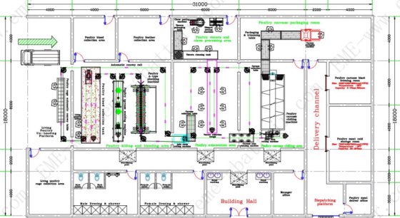 肉类加工机 磁性金属探测器 用于屠宰场设备的牛屠宰设备