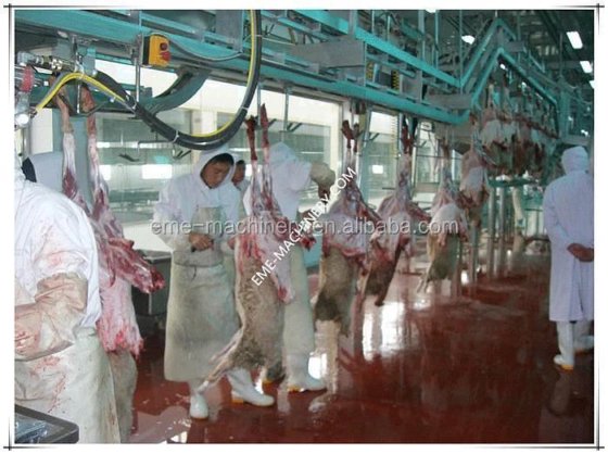 羊屠殺場設備機械タイプ空気圧傾斜型空気圧羊ヤギ皮引き器