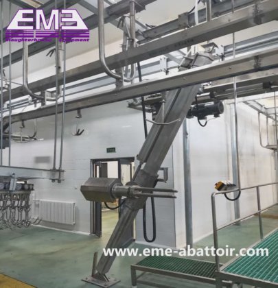 羊屠殺場 子羊皮剥ぎ機 機械