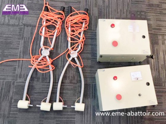 ヤギ用機器マニュアルタイプ電気刺激羊屠殺機械