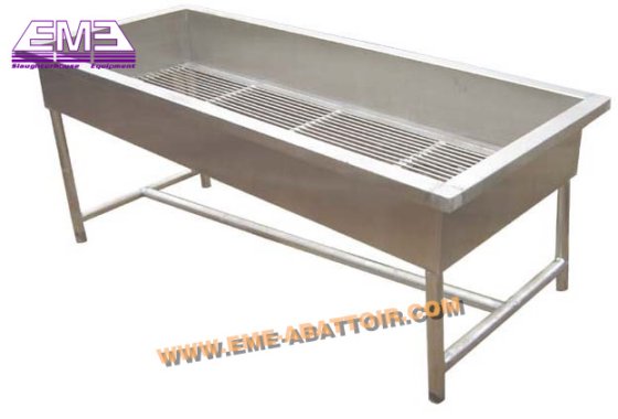 用于屠宰场设备的家禽屠宰场胴体收集台屠宰设备