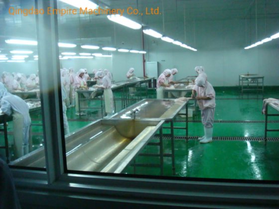 用于屠宰场设备的家禽屠宰场胴体收集台屠宰设备