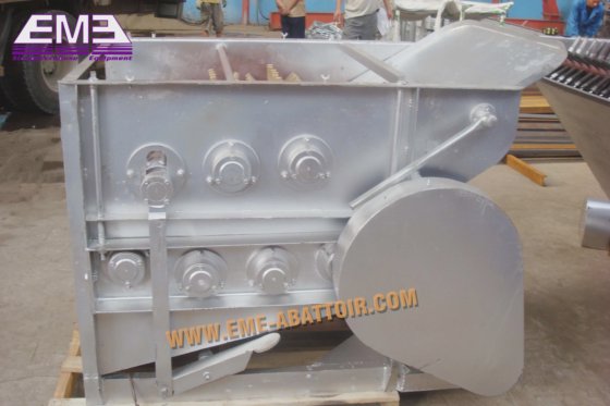 ボックス型鶏肉処理 carcass plucking 機械 鶏羽毛取り機