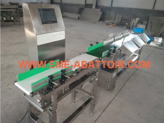 鸡屠宰场设备供应商 高精度自动重量分级秤