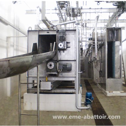 用于屠宰场屠宰加工的猪胴体螺旋式脱毛机屠宰场设备