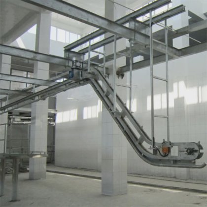 牛肉加工设备 牲畜屠宰场用四分之一胴体斜坡提升机 牛屠宰机