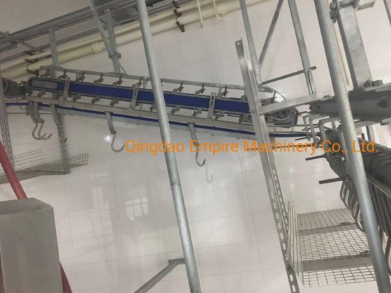 用于自动生产线的 1.5 千瓦空转钩卸载装置奶牛屠宰设备