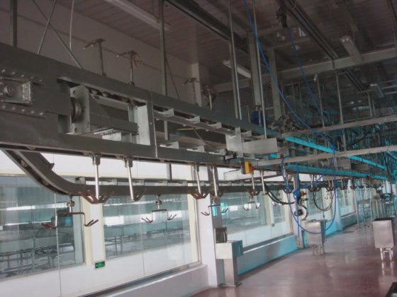 厂价交钥匙工程用于屠宰场机械的手动轨道制动器屠宰设备