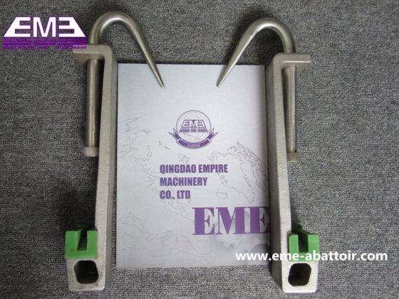 屠宰场配件 平轨滑轮钩 用于屠宰场的猪机屠宰设备