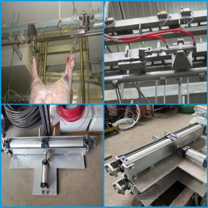 简单耐用的牛后腿分离装置 用于屠宰场机器的牛屠宰设备