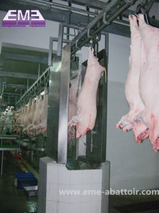 豚の屠殺工場用の豚肉の死体洗浄機の自動屠殺ライン