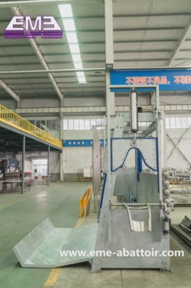 40cattle 時間あたりの生きた牛の固定殺戮ボックス牛肉屠殺場機械屠殺設備
