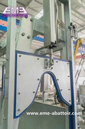 40cattle 時間あたりの生きた牛の固定殺戮ボックス牛肉屠殺場機械屠殺設備