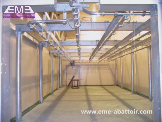 优质供应商 Eme 生产牛胴体手动输送轨道牛屠宰加工线 Abattoir Equipment