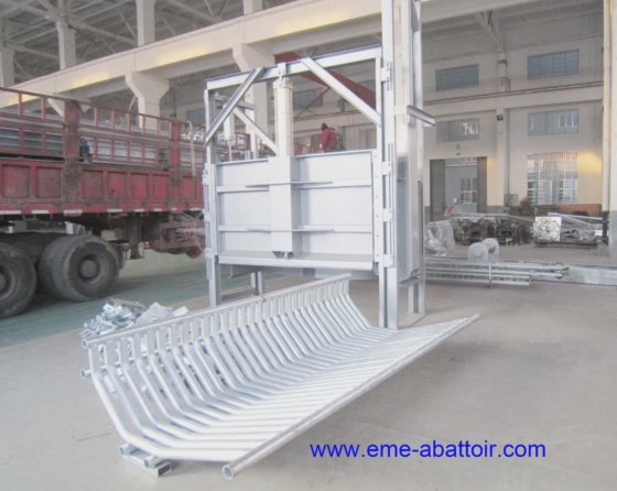 牛の屠殺場用の家畜死体収集グリル