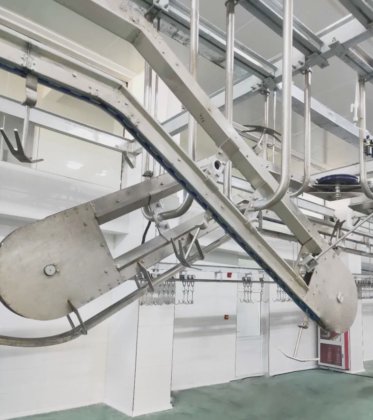 用于屠宰场设备的牲畜胴体加工输送屠宰场机器