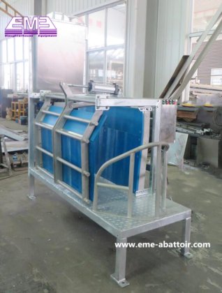 ハラール生豚スタンニングボックス殺害機器屠殺場用