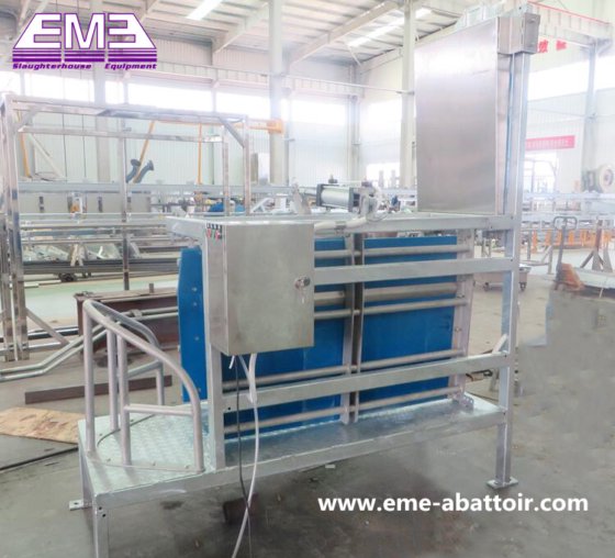 ハラール生豚スタンニングボックス殺害機器屠殺場用