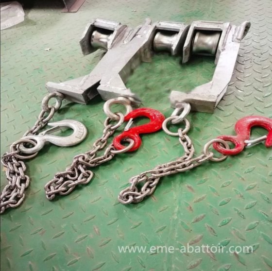 清真牛屠宰机械，肉牛屠宰机械用牛放血枷锁