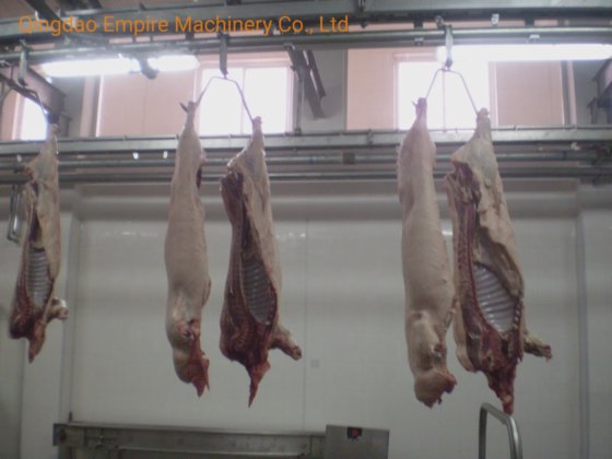 用于屠宰场机器的自动输送轨道式屠宰场设备