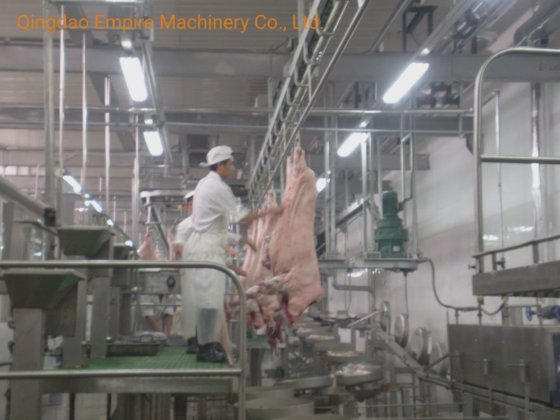 用于屠宰场机器的自动输送轨道式屠宰场设备