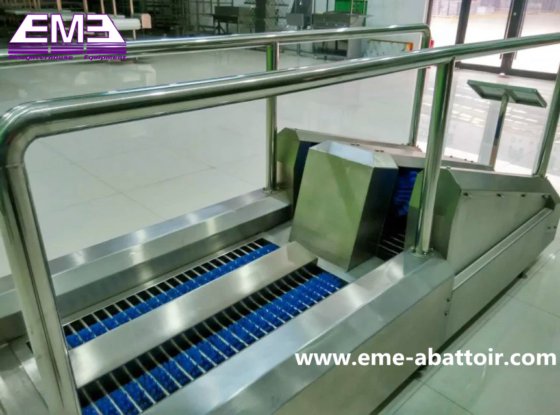 新型靴底清洗机 用于屠宰线的屠宰场设备