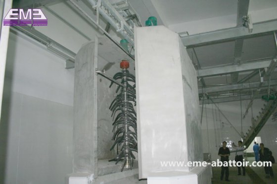 380V 豚の胴体乾燥機 家畜屠殺設備 自動吹き出し制御システム付き光電センサー