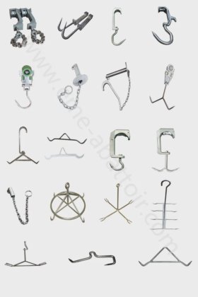 屠殺場用アクセサリー機器 共通吊りフック 牛 羊 豚
