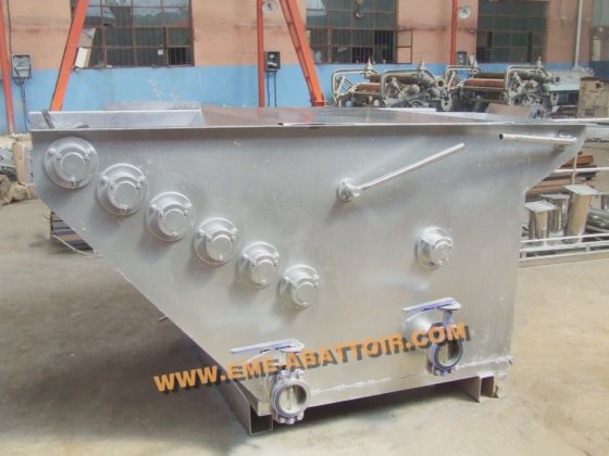 用于鸡鸭鹅屠宰场的家禽加工卧式胴体脱毛机屠宰场设备