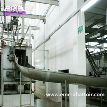 完全な屠殺機器 ステンレス鋼製豚肉死体収集U字型シュート 屠殺用機器