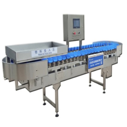 用于屠宰场的全自动鸡鸭家禽重量分级秤加工机