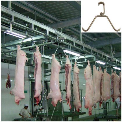 猪屠宰场胴体放血清洗抛光屠宰机