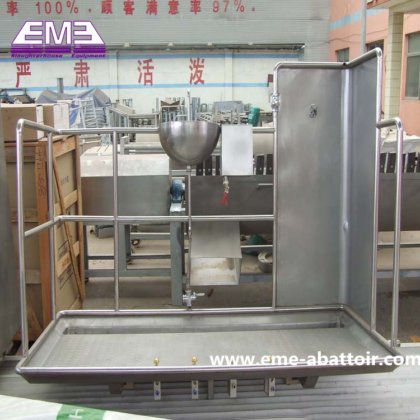 牛の屠殺機 畜産屠殺場プラットフォーム 牛肉加工工場用屠殺機