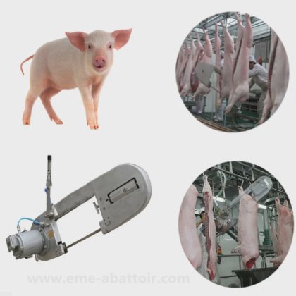 用于牲畜屠宰场的牛猪半部件分割锯屠宰场设备