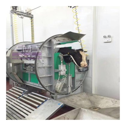 200 牛の頭部屠殺機械 ハラール ムスリム用屠殺ボックス スラッターハウス用