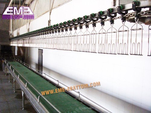 労働節約型鶏肉、鴨肉、ガチョウ肉ベルトコンベヤー機械は、包装用の骨なし鶏肉を運ぶために使用されます。