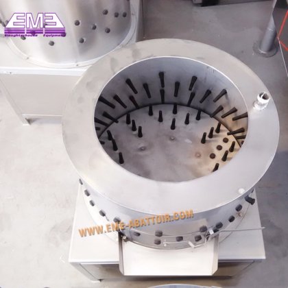 丸型鶏羽毛除去機 鳥類羽毛除去機 鳥類屠殺機器 鶏、アヒル、ガチョウ用